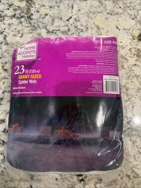Home Accents Holiday 23 ft Giant-Sized Spider Web -